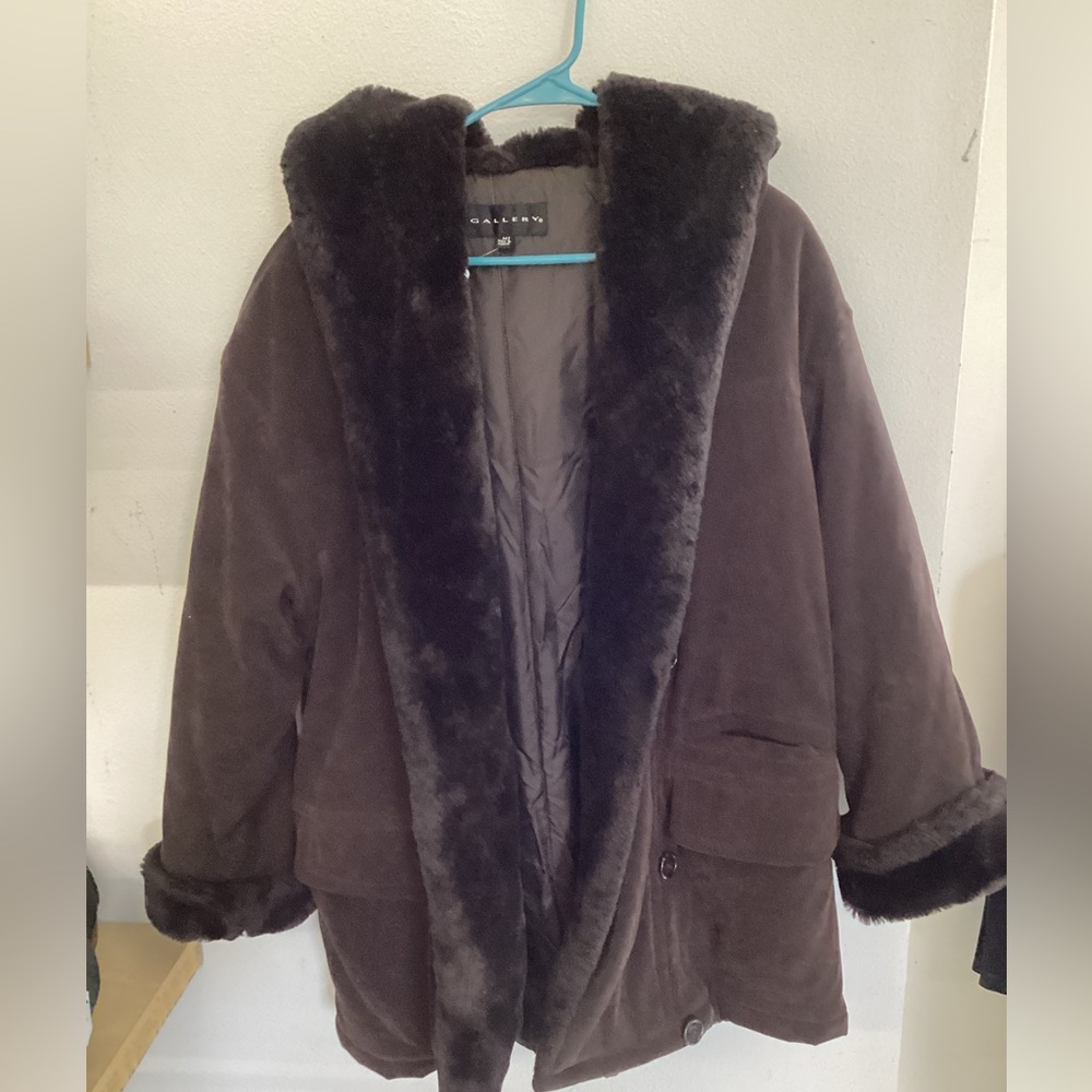 Brown jacket coat size M